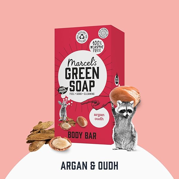 🌿 Eco-Friendly Body Bar! Save 3 bottles of shower gel with this vegan, biodegradable blend of Argan & Oudh. Perfect for a sustainable shower routine! #veganbeauty #ecofriendly #s