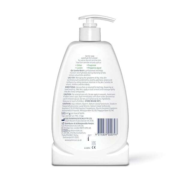 Get that soft, moisturized skin without the irritation! This gentle body wash is perfect for dry, sensitive skin. pH balanced, unscented, and soap-free. Perfect for those with eczema, psoriasis, or dermatitis.