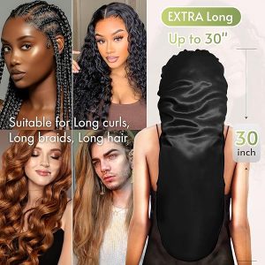0243bff1bb3441468a00062f8f7b5ec9tplv-tulkllf4y5-origin-jpeg.jpeg Silky Smooth Sleep Cap for Extra Long Hair! Say Goodbye to Frizz and Tangles with this Satin Bonnet! Perfect for Long Curly Hair, Braids, Locs, and Dreadlocks! Available in Chic Black!