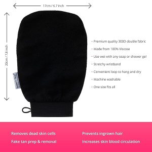 04469f4151394671bc3ce7087f65e128tplv-tulkllf4y5-origin-jpeg.jpeg Get silky smooth skin with this exfoliating glove! Say goodbye to dead skin cells and ingrown hairs. Perfect for prepping for a tan or just getting rid of rough patches. Try it out in black! #skincare #exfoliate