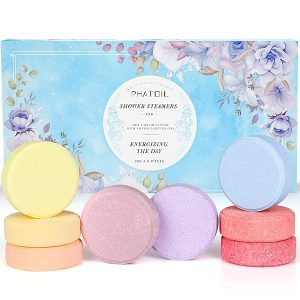✨Transform your shower into a spa with these Aromatherapy Shower Steamers! 🚿💫 8-pack of shower bombs with essential oils for ultimate relaxation and self-care. Perfect for a pampering gift or a luxurious spa