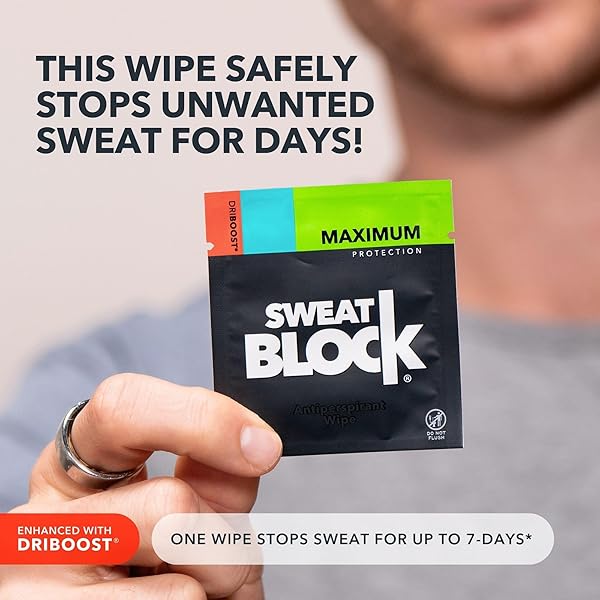 0593d10fec9d4025bfffba7729cd622ftplv-tulkllf4y5-origin-jpeg.jpeg Stop the sweat with these powerful wipes! Clinically proven to tackle hyperhidrosis and keep you dry for days. Perfect for men, women, and teens. Dermatologist tested and unscented. Stay fresh all day long with 10 wipes
