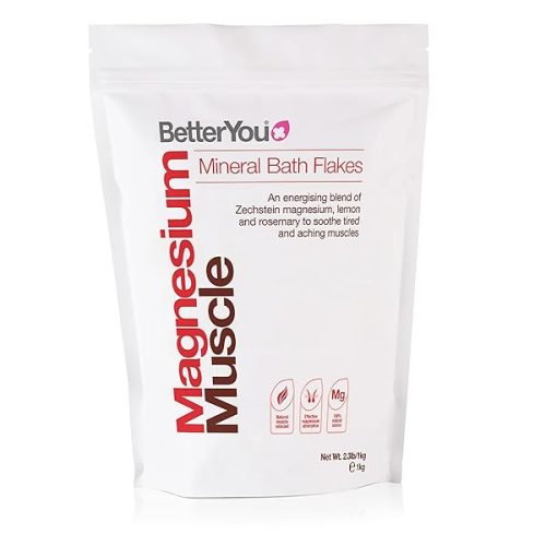 Get ready for ultimate relaxation with these magnesium muscle bath flakes! Soothe aching muscles, boost sports recovery, and enjoy a vegan and palm-oil free formula. Treat yourself to a 1kg bag of pure relaxation!