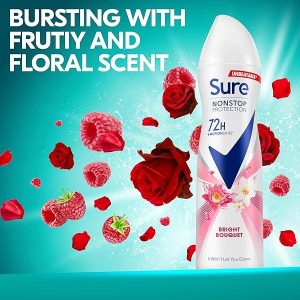 Stay fresh and confident all day with this amazing body heat activated anti-perspirant deodorant spray! ✨ Say goodbye to odour and sweat for up to 72 hours with this bright bouquet scented protection. Grab a pack of