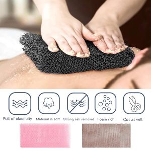 Get that spa-quality skin with these 3 African-inspired exfoliating net sponges! Perfect for a luxurious shower experience that will leave your skin feeling refreshed and rejuvenated. #SkincareRoutine #SpaDay #BeautyEssentials