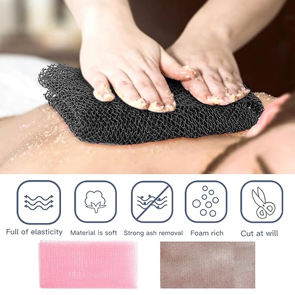 Get that spa-quality skin with these 3 African-inspired exfoliating net sponges! Perfect for a luxurious shower experience that will leave your skin feeling refreshed and rejuvenated. #SkincareRoutine #SpaDay #BeautyEssentials
