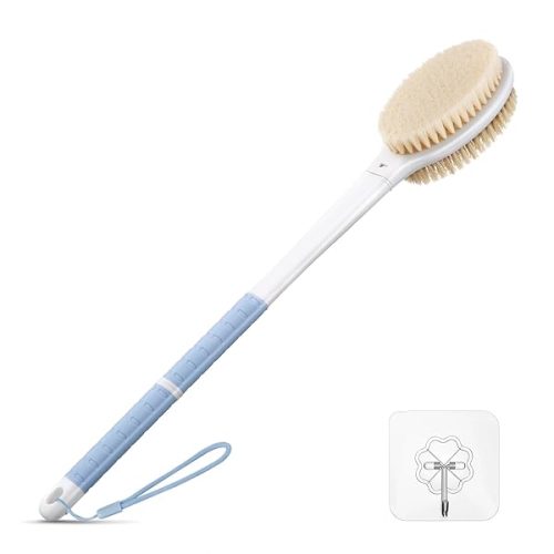 10e836f0bdda4e0cb58905198d7e576btplv-tulkllf4y5-origin-jpeg.jpeg Get the ultimate shower experience with this long-handled body scrubber! Say goodbye to slippery mishaps and hello to smooth, exfoliated skin. Perfect for everyone - women, men, and the elderly. Available in a trendy blue color!