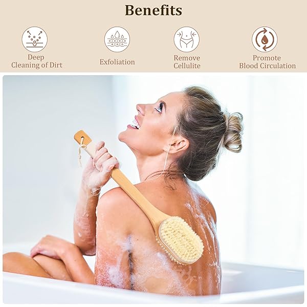 1112a709b7f54e5dab2ffee63a9a2bf7tplv-tulkllf4y5-origin-jpeg.jpeg Get that smooth skin you've always wanted with this versatile back scrubber body brush! Perfect for shower time or dry brushing, this exfoliating brush with a long handle will leave your skin feeling refreshed and rejuvenated. #skincare #exfol