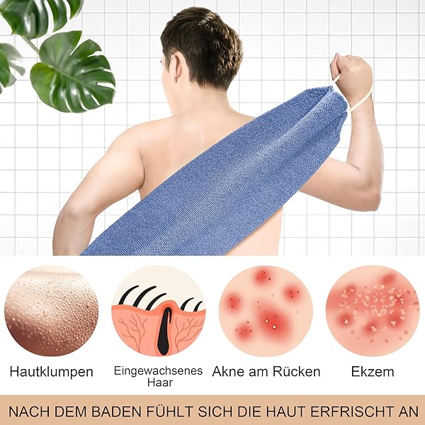 Get that spa-like shower experience at home with this Double-Sided Back Scrubber! 🚿 Say goodbye to hard-to-reach spots and hello to smooth, glowing skin. Perfect for both men and women! #showergoals #exfol