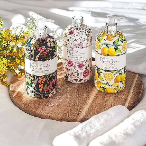 🌿🌼 Luxe Hand Wash Bundle 🌼🌿 6 Bottles of Vegan-Friendly Verbena & Chamomile Hand Wash! Keep your hands soft and smelling fresh with this garden-inspired formula! #hand