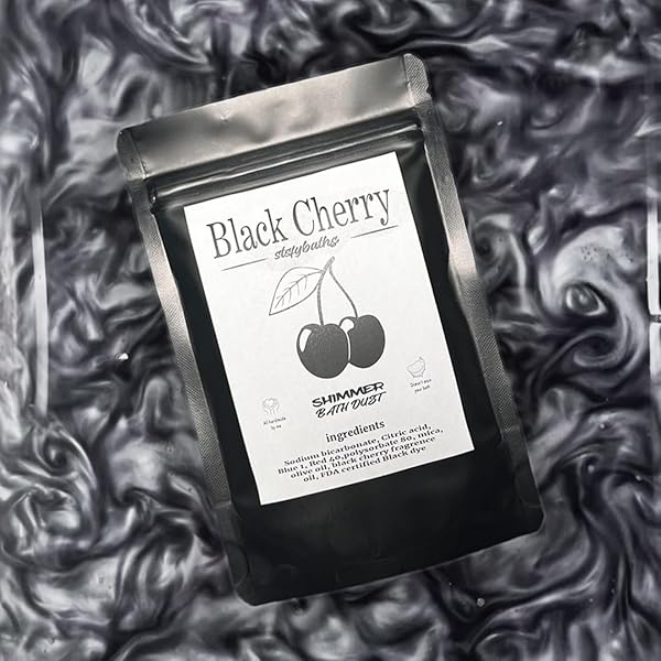 🖤✨ Get ready to shine with this Black Cherry Shimmer Bath Bomb! Handmade and scented for a luxurious bath experience. Perfect for everyone - girls, boys, women, and men of all ages. Grab yours now!