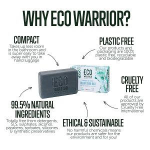 Get glowing skin with this vegan and cruelty-free soap bar! 🌿 Say goodbye to SLS and parabens while enjoying the benefits of moisturizing charcoal, grapeseed oil, and antibacterial tea tree essential oil. Plus, it's