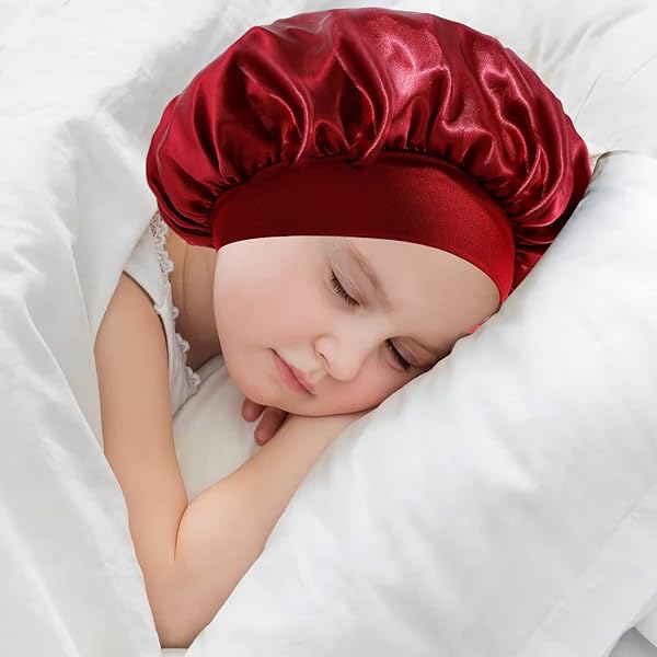 174ee6c60bf144b2be6a86058bbe00bctplv-tulkllf4y5-origin-jpeg.jpeg ✨Upgrade Your Child's Sleep Routine with These Luxe Silk Bonnets! Perfect for keeping their hair healthy and frizz-free all night long! 💤 #HairCare #SleepCap #KidsFashion