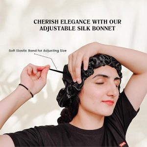 1b1a9ba4525840fd953f96f19b55e03atplv-tulkllf4y5-origin-jpeg.jpeg ✨Silk Hair Bonnets for Curly Queens! 💁♀️ Say goodbye to frizz & hello to beautiful curls with these stylish sleep caps! 2pcs set in Black & Peach Pink! 💖 #Curly