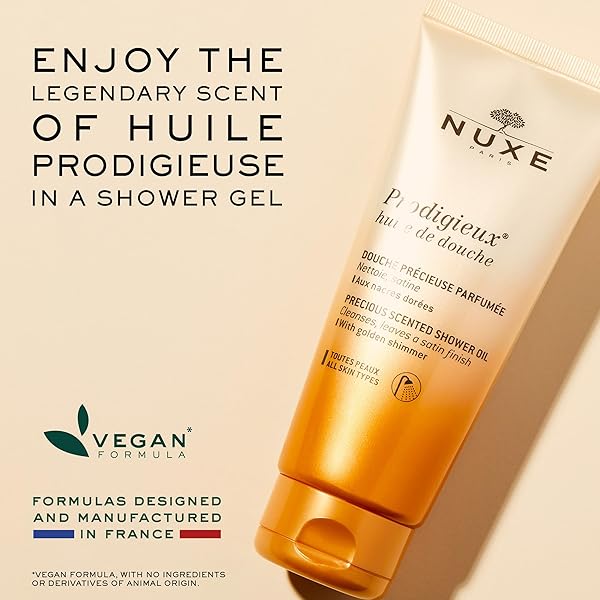 Get ready to transform your shower experience with this luxurious oil! Perfect for all skin types, this 200ml bottle will leave your skin feeling soft, smooth, and nourished. Say goodbye to dry skin and hello to radiant hydration! #shower