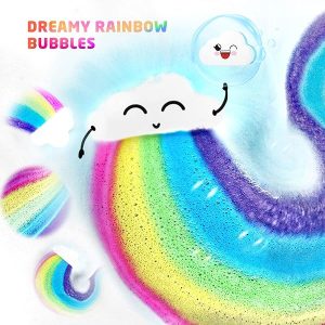 1f4ddb7405434de3a829a325e93e9a88tplv-tulkllf4y5-origin-jpeg.jpeg 🌈✨ Sparkle up bath time with Cloud Rainbow Bath Bombs! 🛁 2 XL handmade bombs make bubbles pop for a magical multi-colour experience! 🎁 Perfect for birthdays, Christmas, or just because!