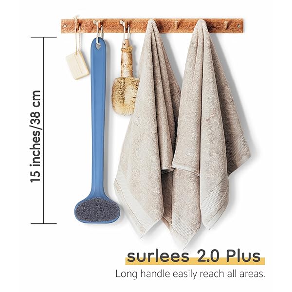 2028425cbc7a4eef8053787eecfb46b7tplv-tulkllf4y5-origin-jpeg.jpeg Get the perfect shower companion! Back scrubber and body brush in one, great for elderly, men, and women. 15 inches of blue bliss with stiff bristles for the ultimate clean. #showeressential #bodycare #selfcare