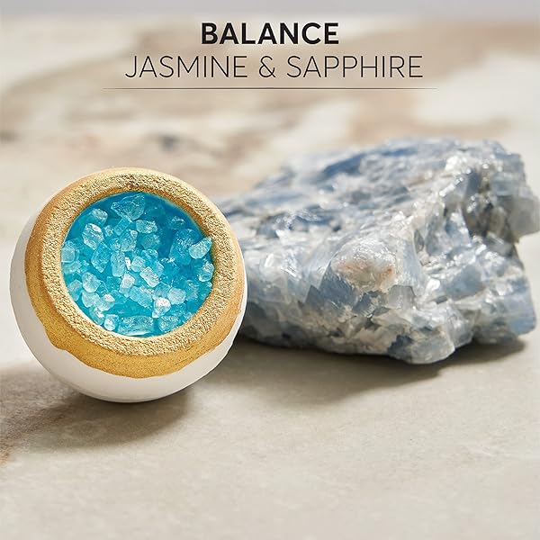 Pamper Yourself with These Luxurious Crystal Bath Bombs! Perfect for a Relaxing Spa Day at Home. Great Gift Idea for Birthdays, Anniversaries, or Just Because! Vegan and Organic Ingredients for a Self-Care Treat. #