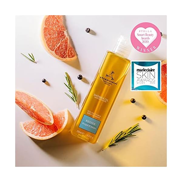 🚿✨Revive your mornings with this luxurious Shower Oil! 🌿 Energize and awaken with Grapefruit, Rosemary, and Juniper Berry essential oils. Transforming oil-to-milk formula for a spa-like experience at