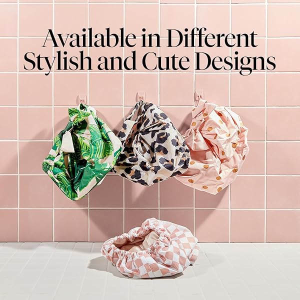 Transform your shower routine with this chic and stylish waterproof shower cap! Say goodbye to frizzy hair and hello to luxury with this reusable cap perfect for long locks. Stay cute and dry with this non-slip leopard print bonnet! #ShowerCap