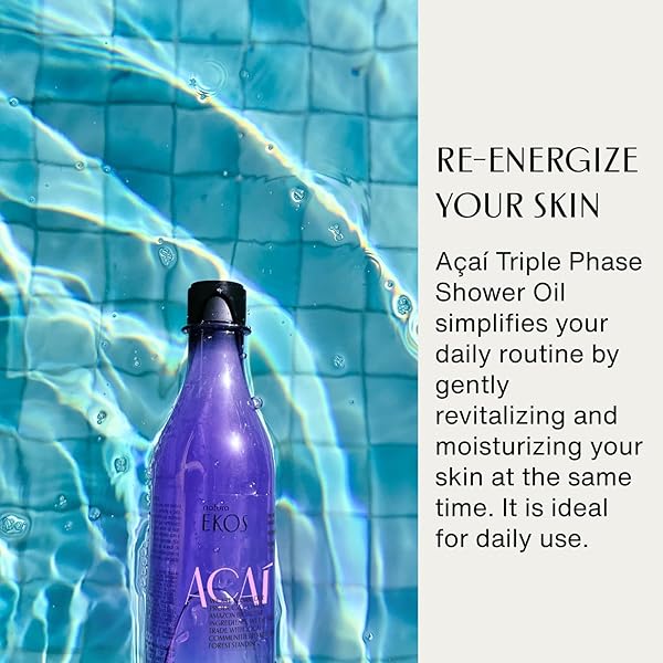 🌿✨Experience the ultimate self-care ritual with this luxurious Acai Triple Phase Shower Oil! Transform your shower into a spa-like experience and nourish your skin with this silky smooth oil. Say goodbye to dry skin and hello to hydration!