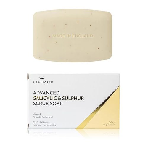 Get Clear Skin with this Powerful Acne-Fighting Scrub Soap! 💥 Say Goodbye to Breakouts with Salicylic Acid and Sulphur! ✨ #SkincareRoutine #TikTokBeauty