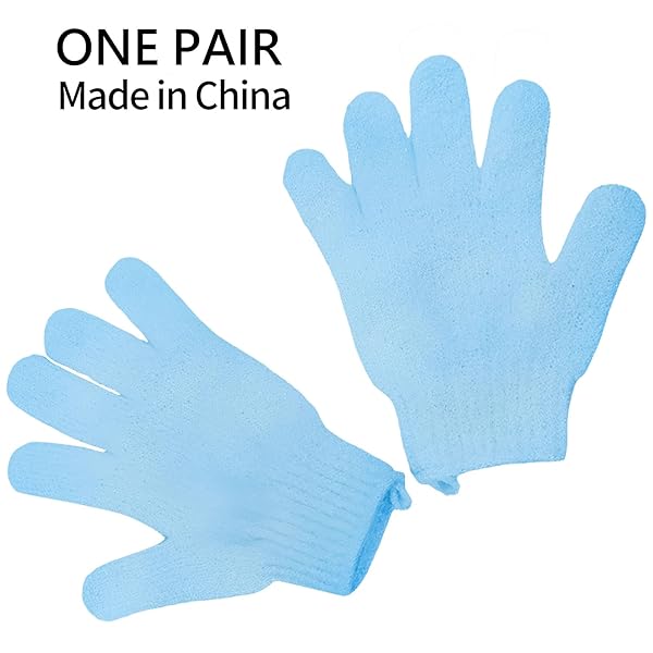 Get glowing skin with these bamboo exfoliating gloves! Say goodbye to ingrown hair and dead skin for a spa-like experience in the shower. Perfect for exfoliating and massaging your way to smooth, radiant skin. 💙 #sk