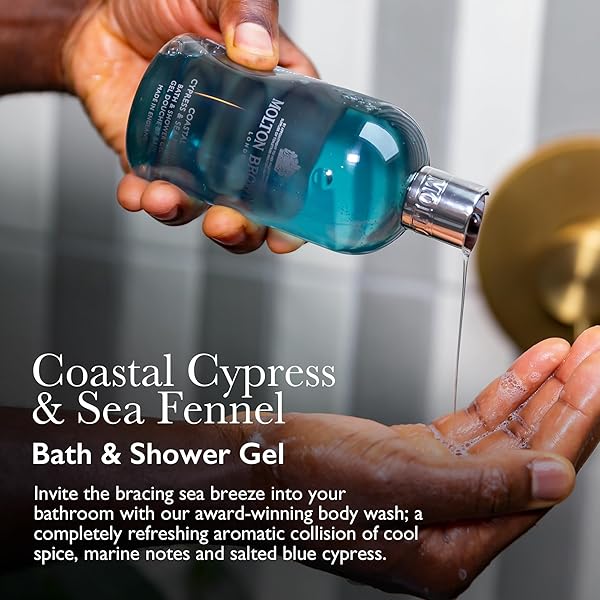 🌊 Dive into luxury with this refreshing Coastal Cypress & Sea Fennel Bath & Shower Gel! 🚿 Transform your shower routine with the invigorating scent of the sea. #ShowerGoals #LuxuryBathing #SeaB