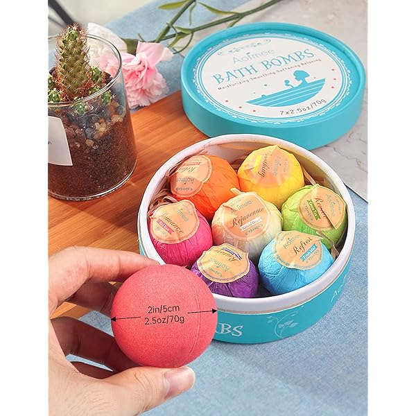 7-Piece Bath Bomb Set for Ultimate Spa Vibes 💖 Perfect for pampering your skin and making every bath a luxurious experience! Great gift idea for birthdays, holidays, or just because! #selfcare #bathgoals