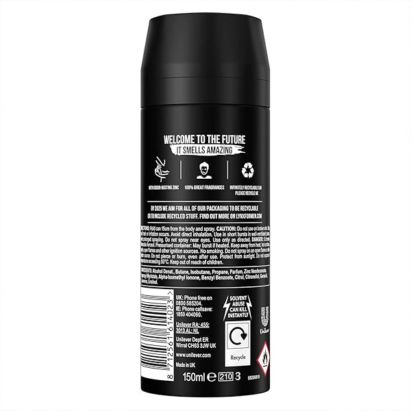Get ready to slay with this sleek black aerosol bodyspray! Perfect for on-the-go freshness in a convenient 150 ml size. ✨ #beauty #fresh #sleek