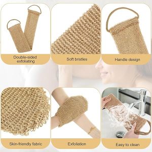 328b1551bb1c46f29ba9738a2ee86e9atplv-tulkllf4y5-origin-jpeg.jpeg Get silky smooth skin with this 2pc exfoliating body scrubber set! Made with natural hemp, this back scrubber and exfoliator glove removes dead skin for a deep clean in the shower. Perfect for men and women! #
