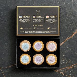 Pamper Yourself with These Luxurious Crystal Bath Bombs! Perfect for a Relaxing Spa Day at Home. Great Gift Idea for Birthdays, Anniversaries, or Just Because! Vegan and Organic Ingredients for a Self-Care Treat. #