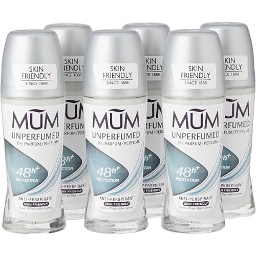 48 Hour Odor Protection! No Alcohol, All-Natural Ingredients, Eco-Friendly Glass Bottle, Fragrance-Free, Vegan-Friendly, Pack of 6! #Deodorant #CleanBeauty #Sustainability #VeganFriendly