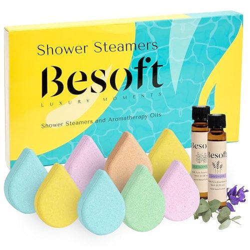 3ab9223cafc0424ab8df831adb7eece3tplv-tulkllf4y5-origin-jpeg.jpeg Transform your shower into a spa with this Aromatherapy Shower Steamer Set! 8 luxurious shower bombs infused with Lavender and Eucalyptus essential oils - perfect for a relaxing self-care moment. The ultimate gift for any woman in
