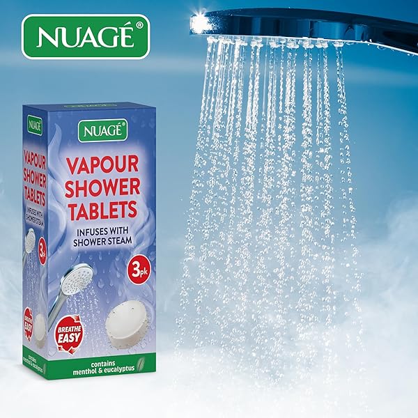 🚿 Transform your shower routine with these Vapour Shower Tablets! 🌿 Feel refreshed with every breath as the menthol and eucalyptus oil fill the air. Perfect for a spa-like experience at home! 💦 #