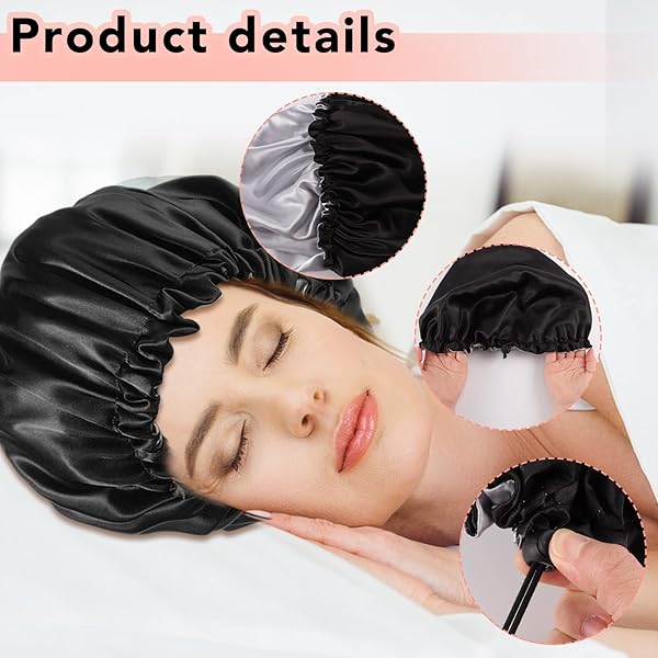 3d5807c38cea4d128db171858f9515c1tplv-tulkllf4y5-origin-jpeg.jpeg 🌙 Protect Your Curls! 2 Silk Bonnets for Beauty Sleep 💤 Adjustable & Double-Sided Satin Caps for All Hair Lengths! Say goodbye to bedhead with these stylish night caps! 🌸 #HairCare