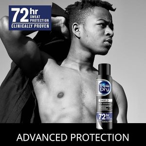 72-Hour Protection Against Sweat & Odour! Charcoal Anti-Perspirant Spray for Men | Triple Active Formula | Clinically Proven #StayFresh #MensGrooming