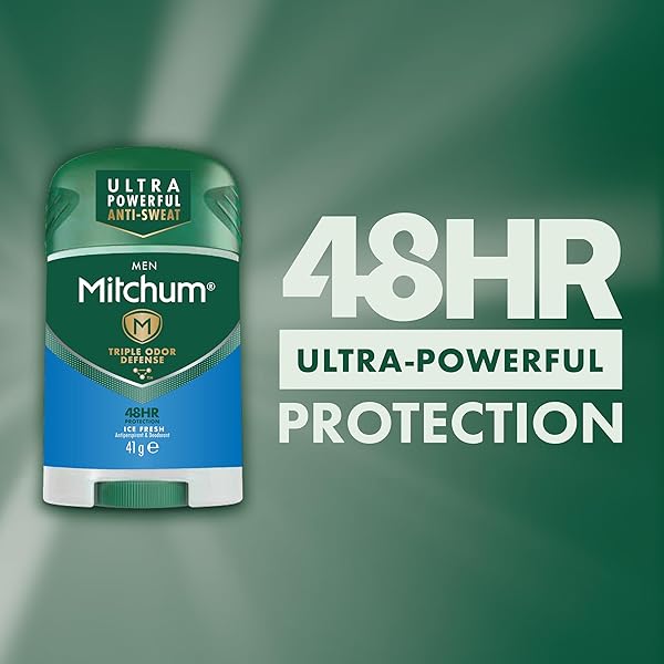 Stay fresh all day with this long-lasting deodorant stick for men! Triple odor defense and 48-hour protection in a cool Ice Fresh scent. #Freshness #StayFresh #DeodorantStick