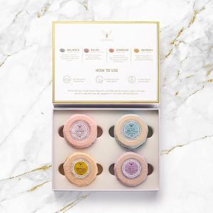 ✨ Elevate your shower routine with this luxurious crystal shower steamers gift set! 🚿 Treat yourself to a spa-like experience at home with these vegan organic shower bombs. Perfect for a little self-care pampering! 💖 #Shower
