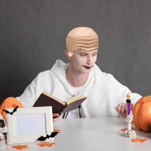 Get ready to rock the bald look with this complete costume set! Perfect for Halloween, cosplay, or just for fun. Stand out with the famous rapper-inspired style. #BaldIsBeautiful #CostumeGoals #HalloweenReady