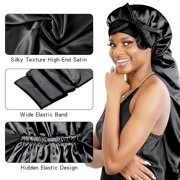 40a888cb5c3340fea3bf0c919c7cf162tplv-tulkllf4y5-origin-jpeg.jpeg Silky Smooth Sleep Cap for Extra Long Hair! Say Goodbye to Frizz and Tangles with this Satin Bonnet! Perfect for Long Curly Hair, Braids, Locs, and Dreadlocks! Available in Chic Black!
