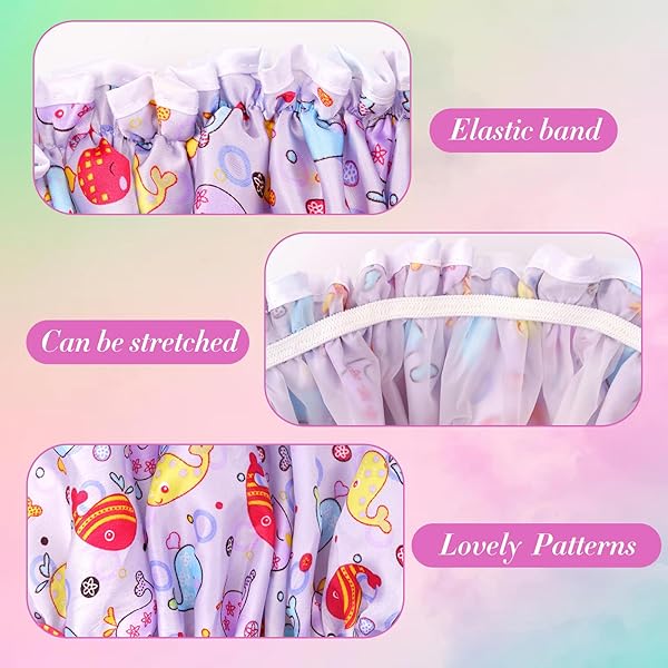 🛁 Keep your little ones dry and cute with these 2PCS Kids Shower Caps! 🌈 Elastic, double layer design for boys and girls. Say goodbye to soggy hair! 💦 #ShowerCap #KidsBath