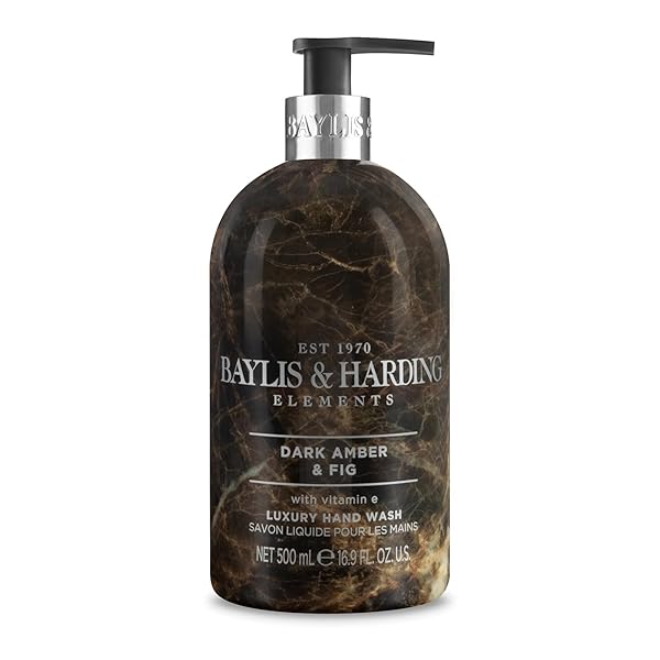 Experience luxury with this deliciously scented hand wash trio! Made with dark amber and fig elements, this vegan-friendly formula will leave your hands feeling pampered and refreshed. Perfect for your bathroom or kitchen sink! ✨🌿 #hand
