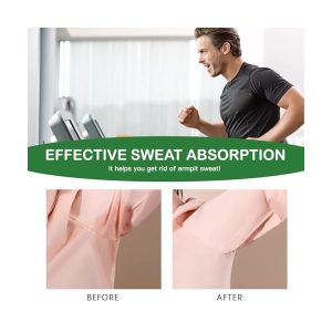 Stay fresh all day with these self adhesive underarm sweat pads! 100 disposable pads for men and women. No more embarrassing sweat stains! #sweatprotection #freshconfidence