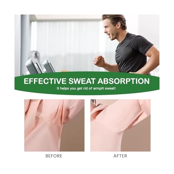 Stay fresh all day with these self adhesive underarm sweat pads! 100 disposable pads for men and women. No more embarrassing sweat stains! #sweatprotection #freshconfidence