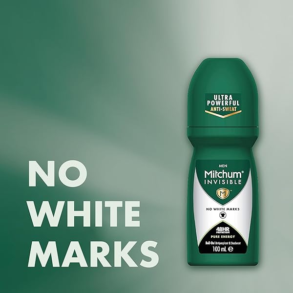Get all-day freshness with this invisible 48HR protection roll-on deodorant! No white marks, alcohol-free formula, and pure energy scent - you'll feel confident and ready to take on the day! ✨ #FreshnessBoost #No