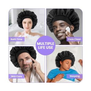 45f93fbeea114657b481d85949767a44tplv-tulkllf4y5-origin-jpeg.jpeg Silk Sleep Cap for Ultimate Hair Protection! 🌙✨ Satin Bonnet with Adjustable Elastic Band for Men & Women. Say goodbye to frizz and hello to beautiful hair while you sleep! 💁🏽