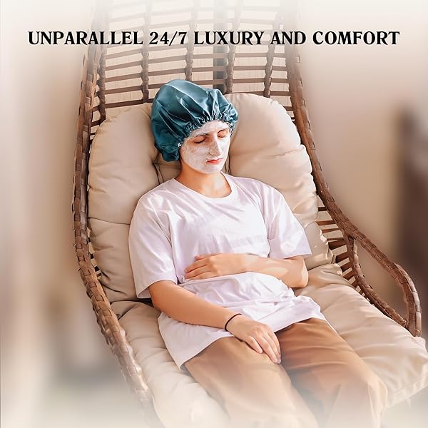 46689650437c431db8f81610bb6493ddtplv-tulkllf4y5-origin-jpeg.jpeg ✨Silk Hair Bonnets for Curly Queens! 💁♀️ Say goodbye to frizz & hello to beautiful curls with these stylish sleep caps! 2pcs set in Black & Peach Pink! 💖 #Curly