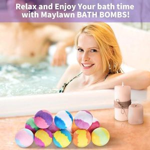 ✨12 Handmade Bath Bombs Set✨ Vegan & Cruelty Free 🌿 Perfect for Spa Baths 🛁 Birthday/Mothers Day Gift Idea for Her/Him 💝 #bathbombs #giftidea