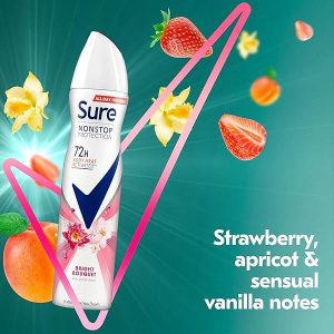 Stay fresh and confident all day with this amazing body heat activated anti-perspirant deodorant spray! ✨ Say goodbye to odour and sweat for up to 72 hours with this bright bouquet scented protection. Grab a pack of